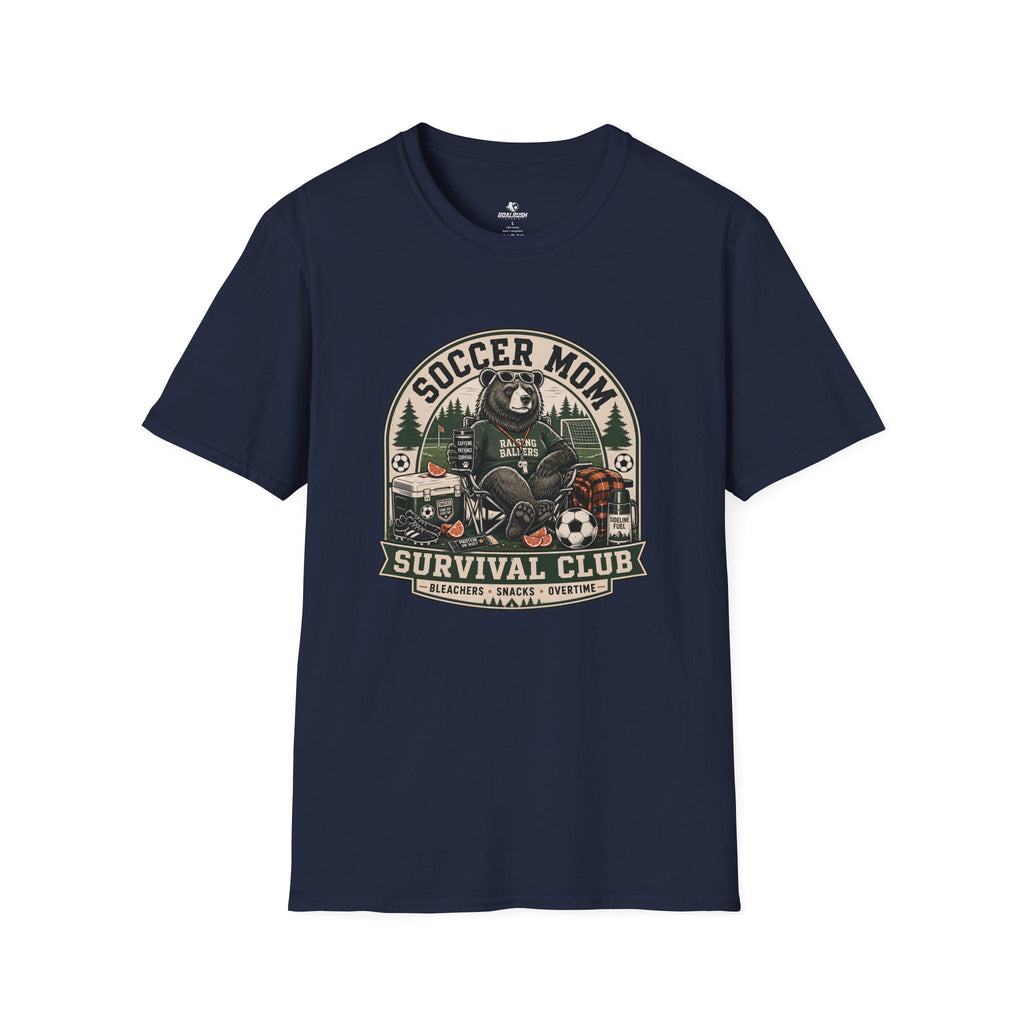 Bear - Soccer Mom Survival Club T-Shirt