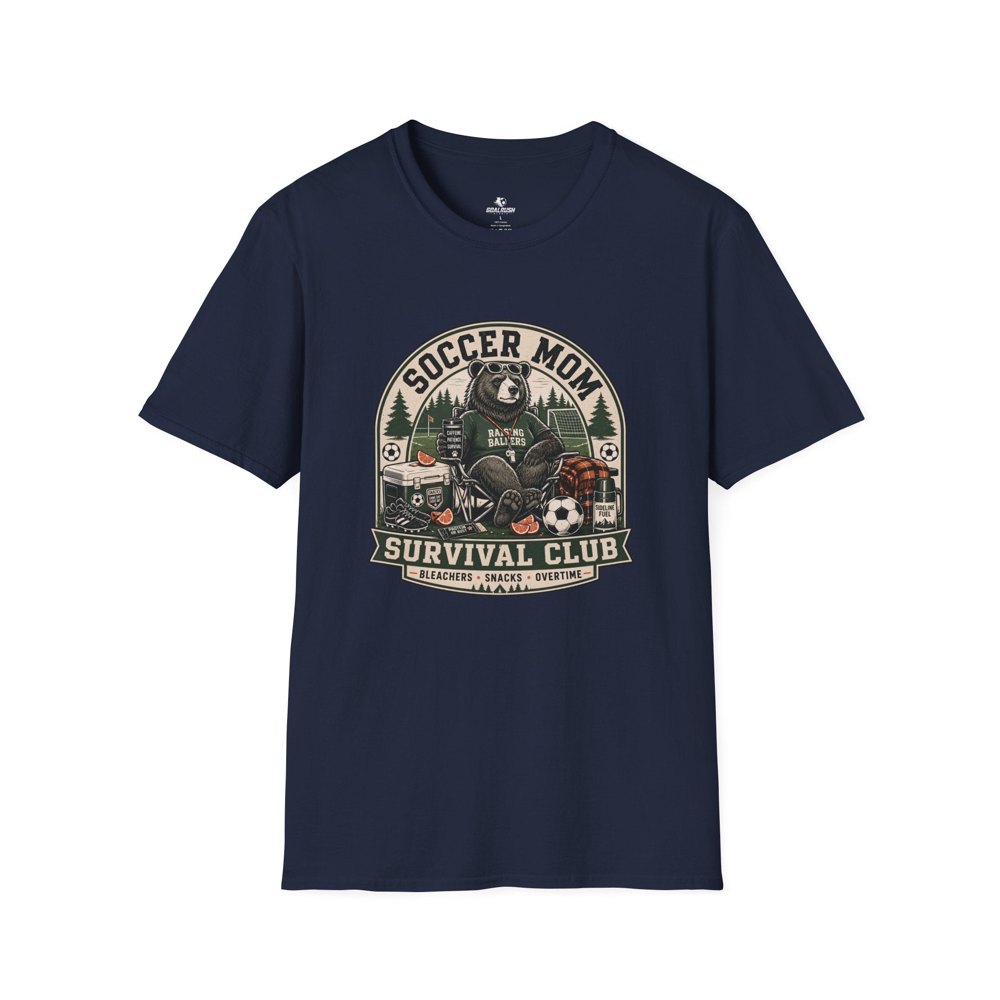 Bear - Soccer Mom Survival Club T-Shirt