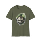 Goalkeeper Glove Soccer Watercolour Graphic T-Shirt