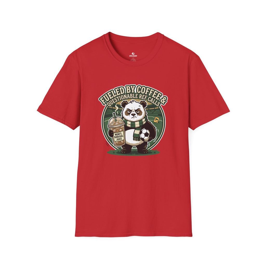 Panda - Fueled By Coffee & Questionable Ref Calls T-Shirt