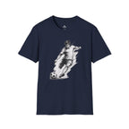 Soccer Strike Pencil Art Sketch T-Shirt
