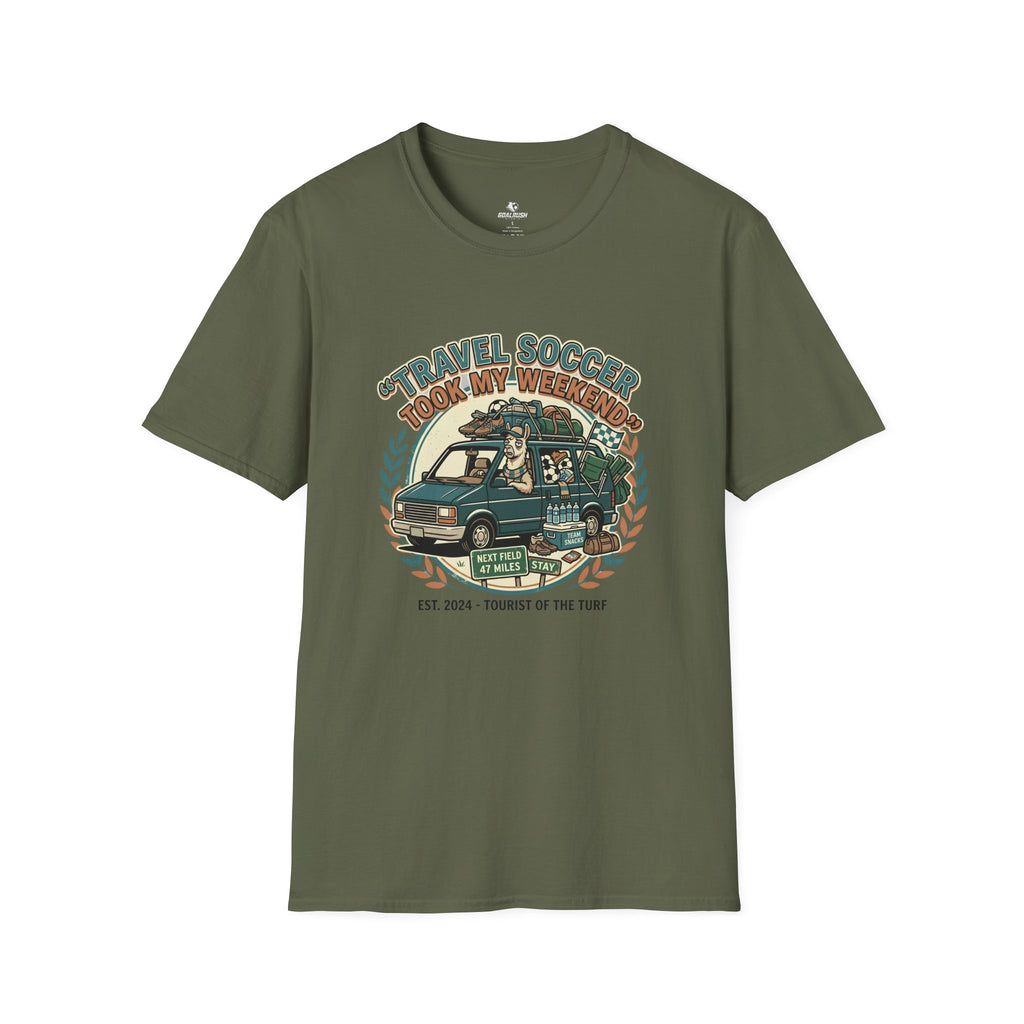 Llama - Travel Soccer Took My Weekend - Funny Soccer Parent T-Shirt