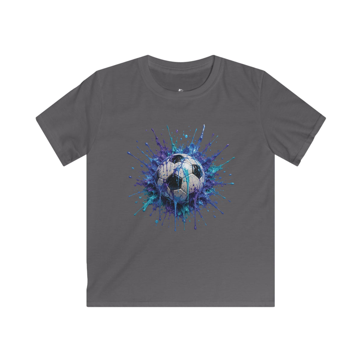 Colorful 3D Splash Tri Color Ball T-Shirt (Kids Size)