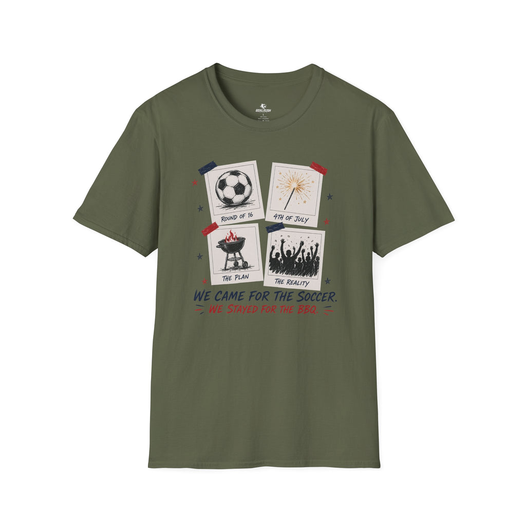 Independence Day - We Came for The Soccer T-Shirt