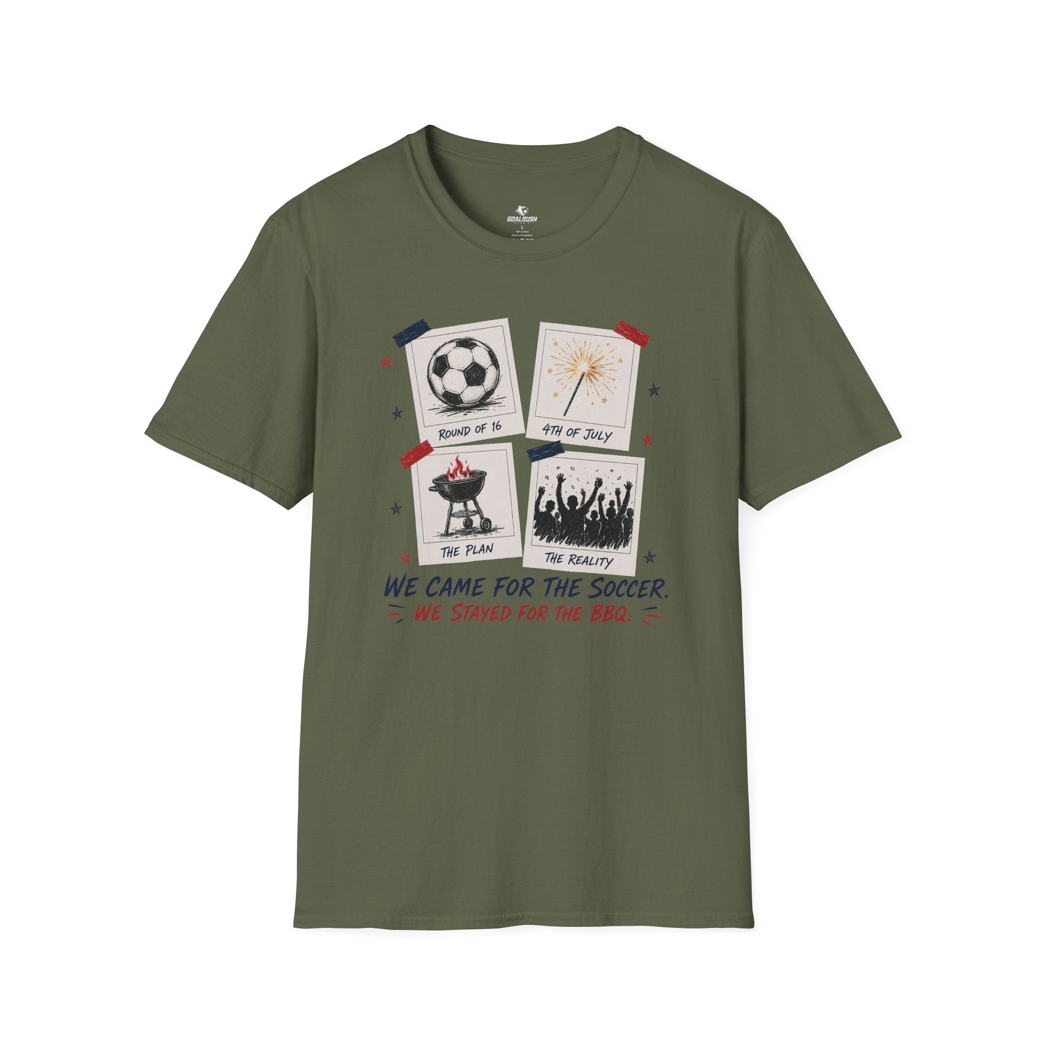 Independence Day - We Came for The Soccer T-Shirt