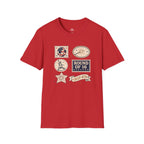 Independence Day - Retro Collage Grid World Cup T-Shirt