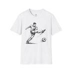 Football Striker Sketch T-Shirt