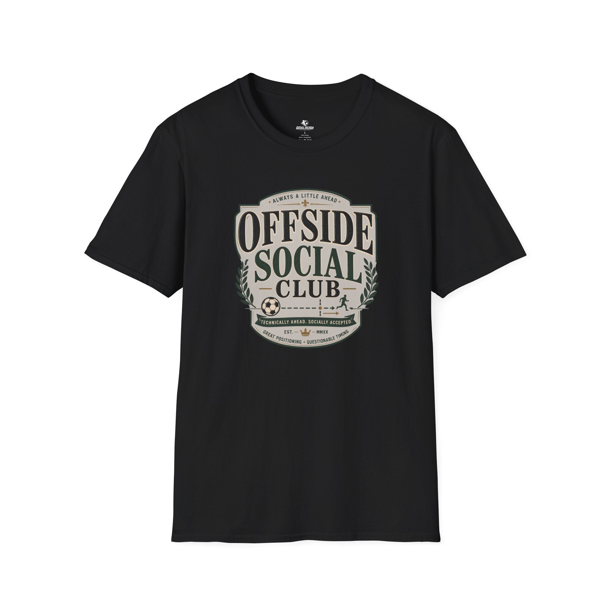 Offside Social Club Funny Soccer T-Shirt