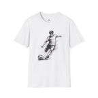 Soccer Strike Pencil Art Sketch T-Shirt