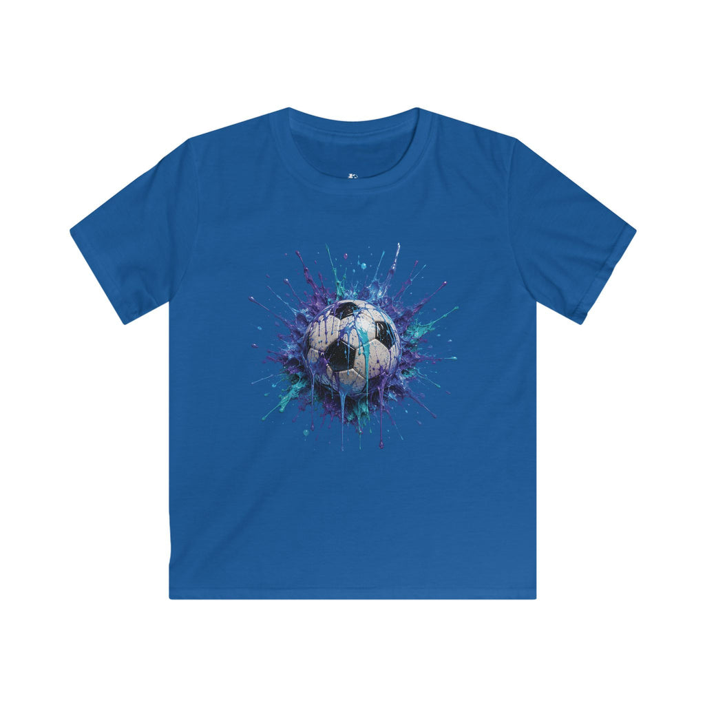 Colorful 3D Splash Tri Color Ball T-Shirt (Kids Size)