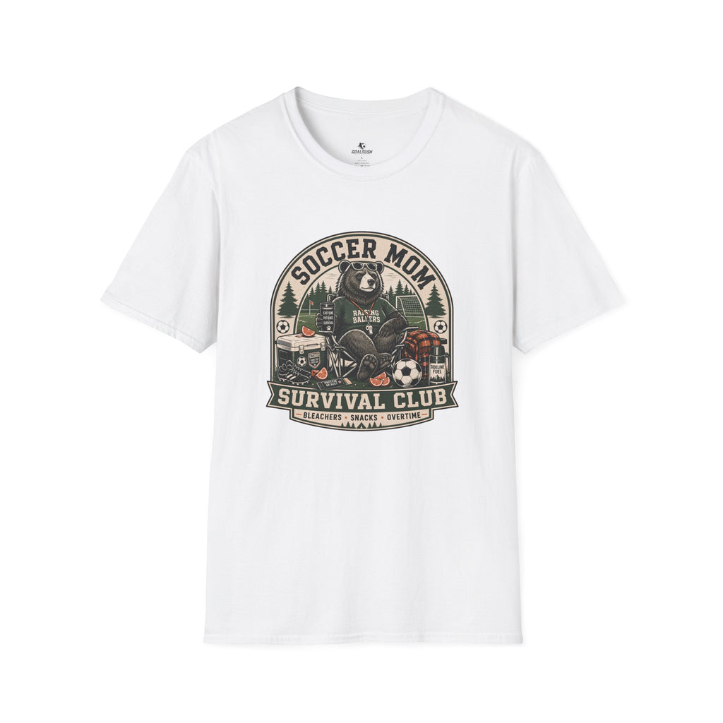 Bear - Soccer Mom Survival Club T-Shirt