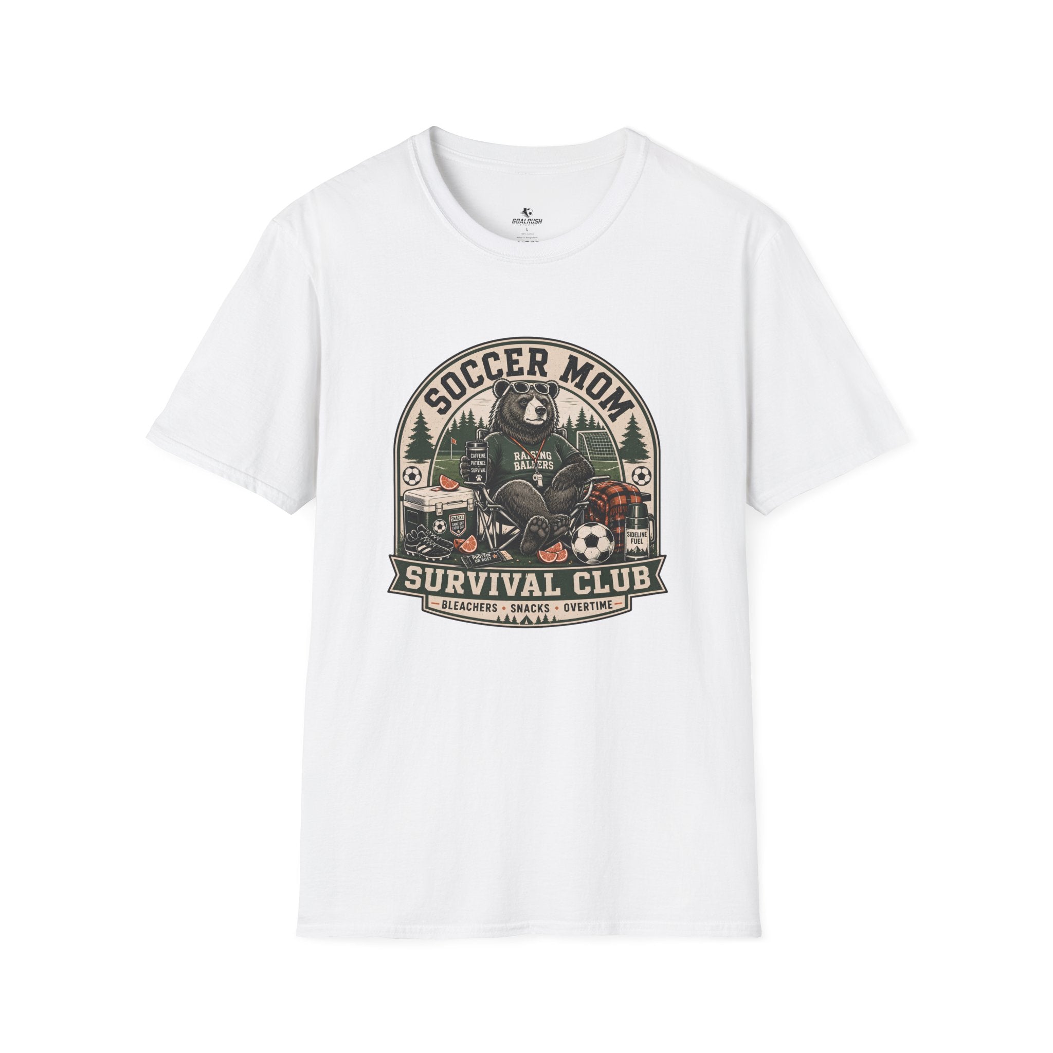 Bear - Soccer Mom Survival Club T-Shirt
