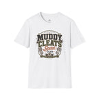 Muddy Cleats Social Club  Funny Soccer T-Shirt
