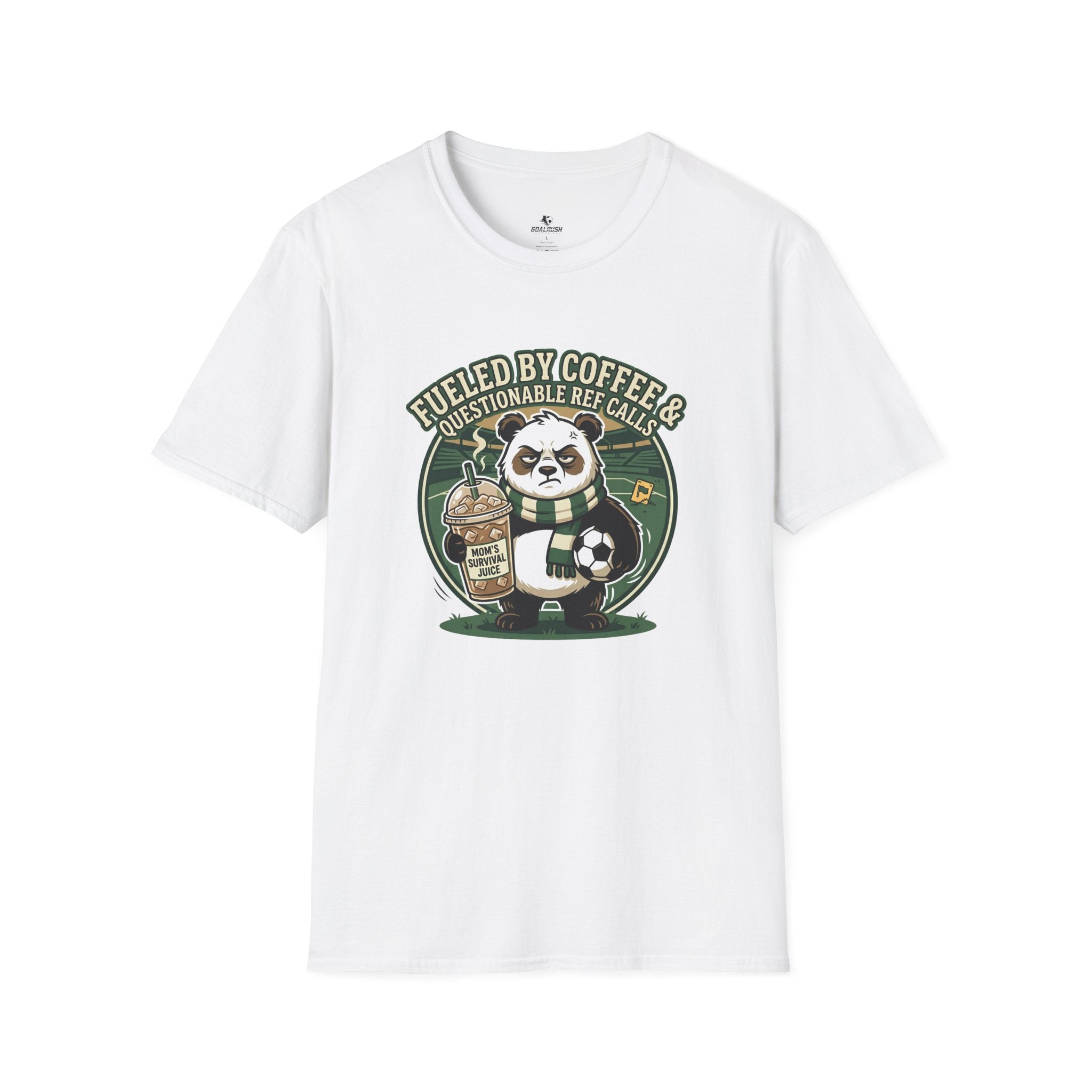 Panda - Fueled By Coffee & Questionable Ref Calls T-Shirt