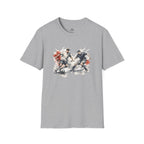 Watercolour Art Soccer Players T-Shirt