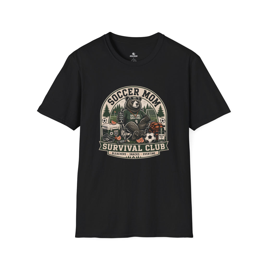 Bear - Soccer Mom Survival Club T-Shirt