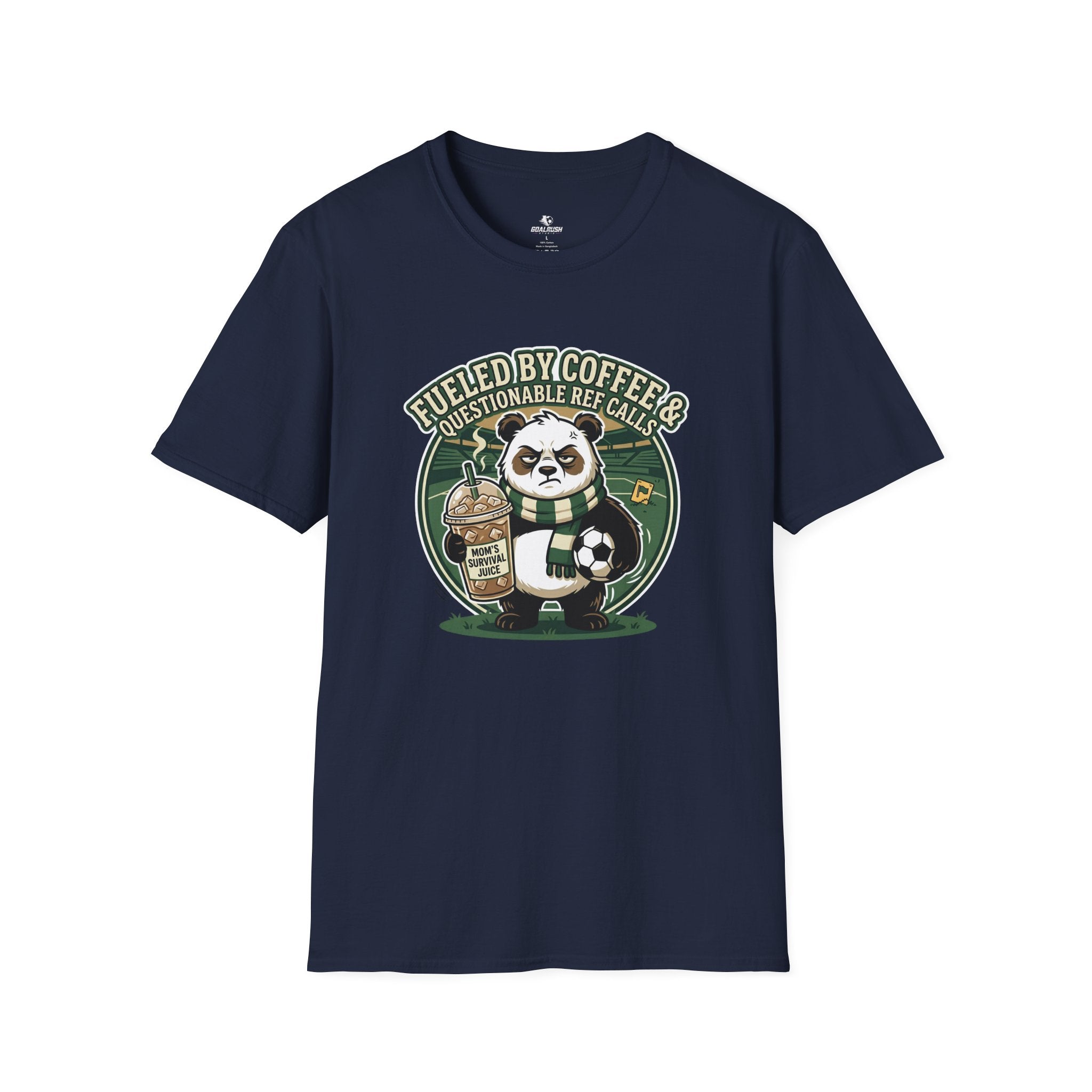 Panda - Fueled By Coffee & Questionable Ref Calls T-Shirt