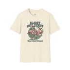 Funny Flamingo - Classy Until Kickoff Soccer T-Shirt