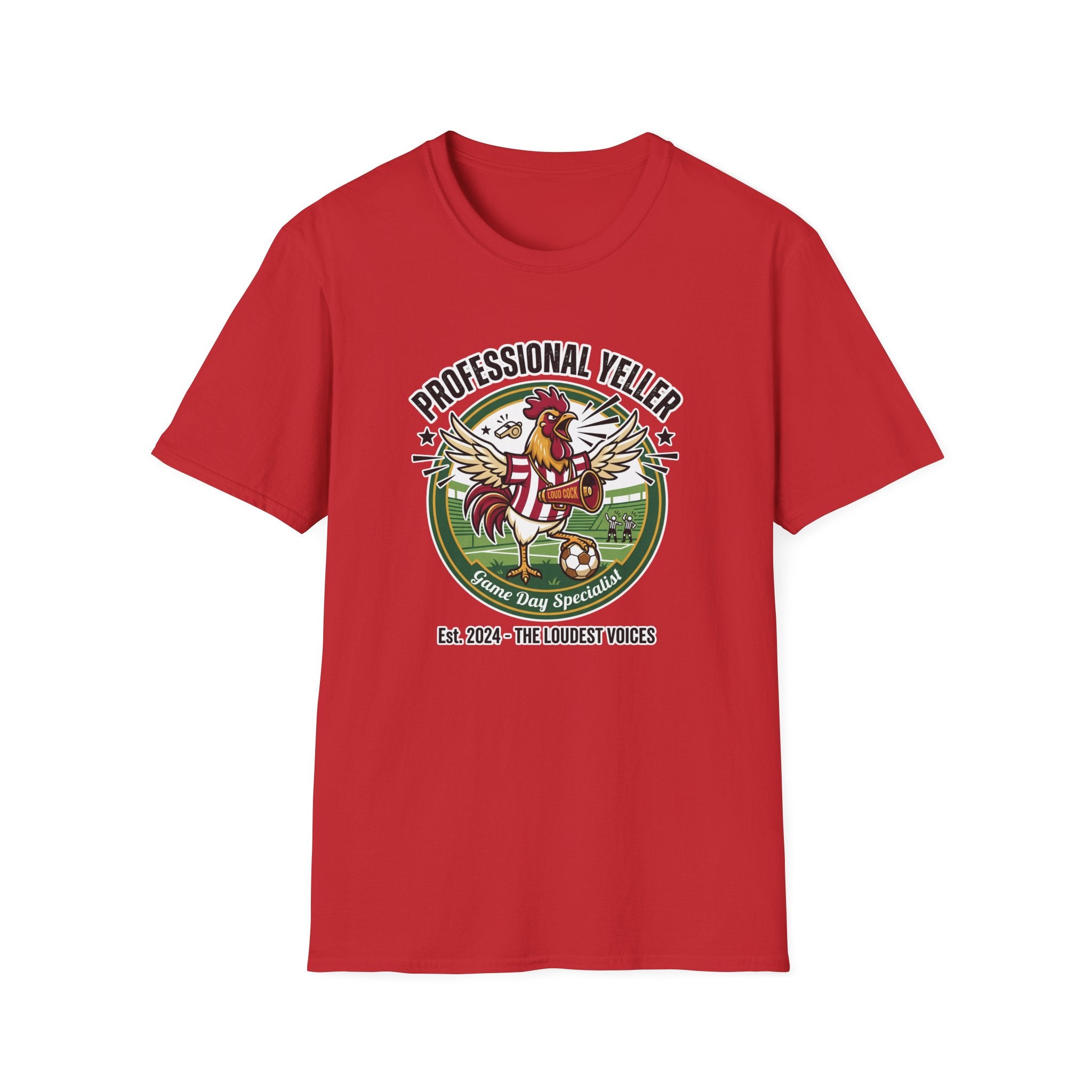 Rooster - Professional Yeller - Funny Soccer Parent T-Shirt