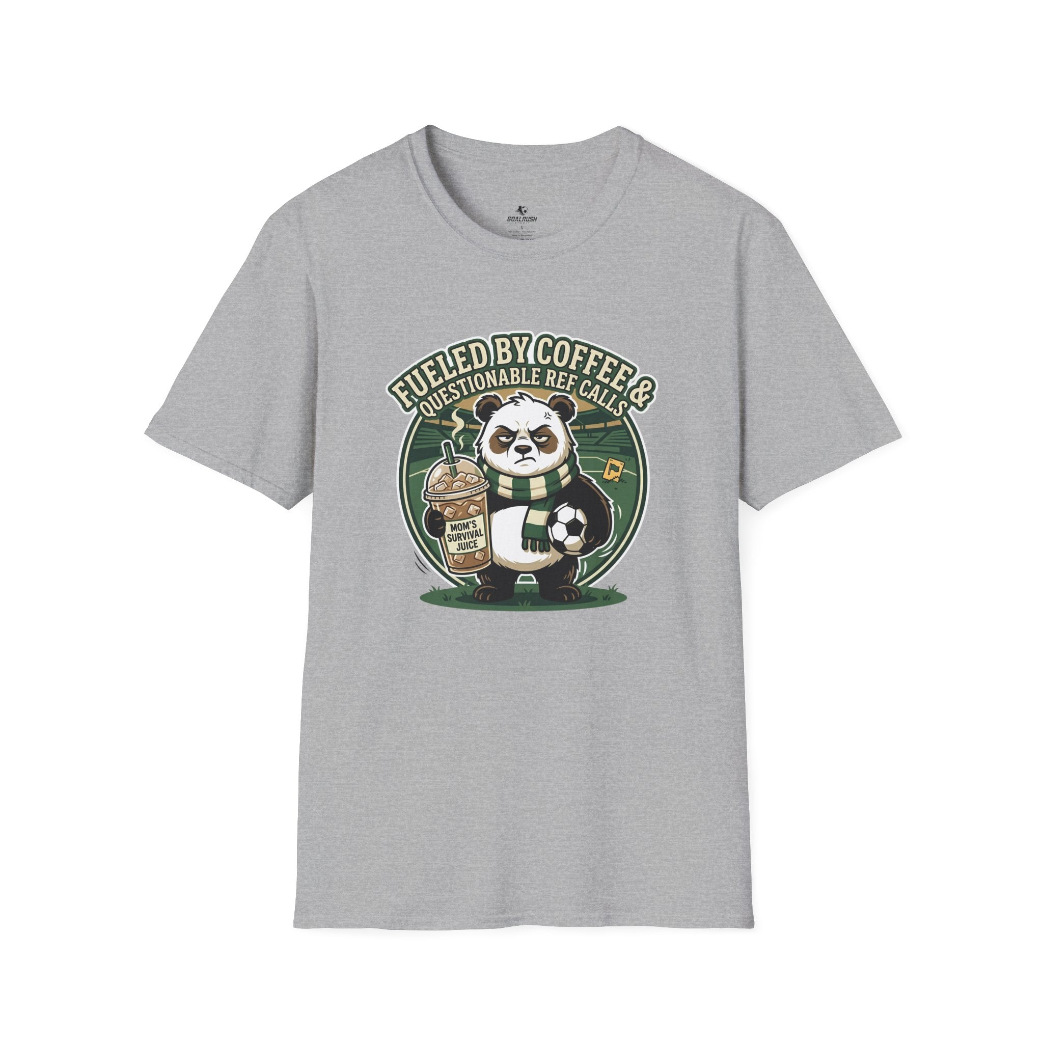 Panda - Fueled By Coffee & Questionable Ref Calls T-Shirt