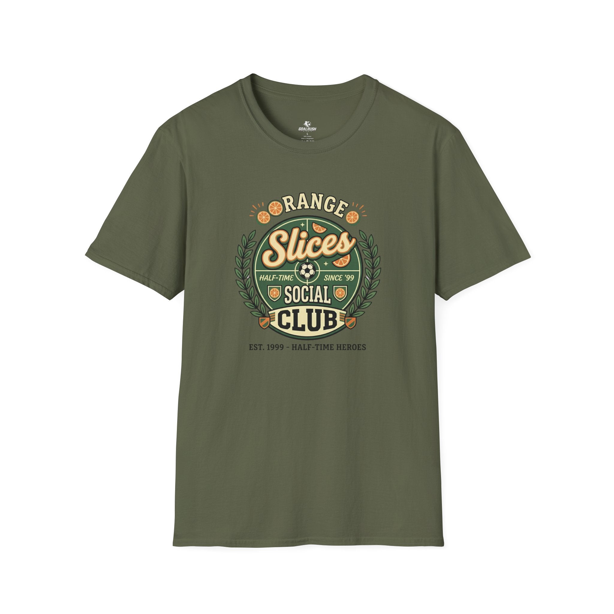 Orange Slices Social Club Funny Soccer T-Shirt