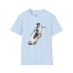 Soccer Strike Pencil Art Sketch T-Shirt