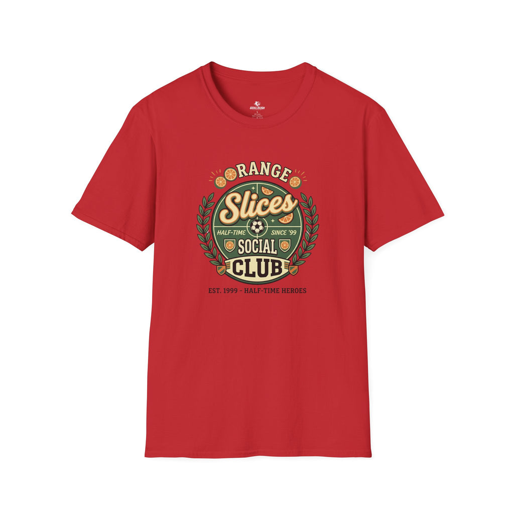 Orange Slices Social Club Funny Soccer T-Shirt