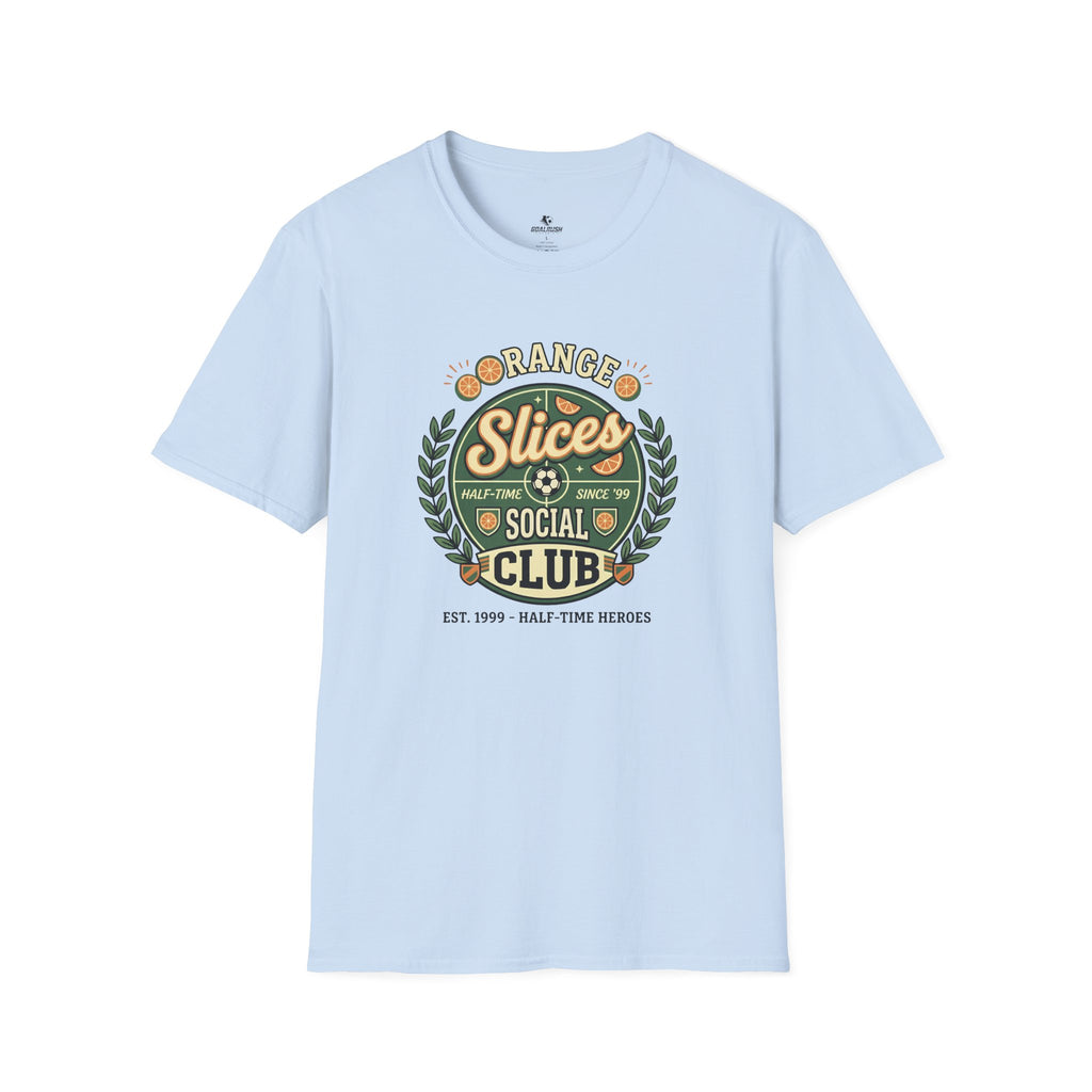 Orange Slices Social Club Funny Soccer T-Shirt