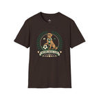 Golden Retriever Offside Social Club Soccer T-Shirt