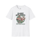 Funny Flamingo - Classy Until Kickoff Soccer T-Shirt