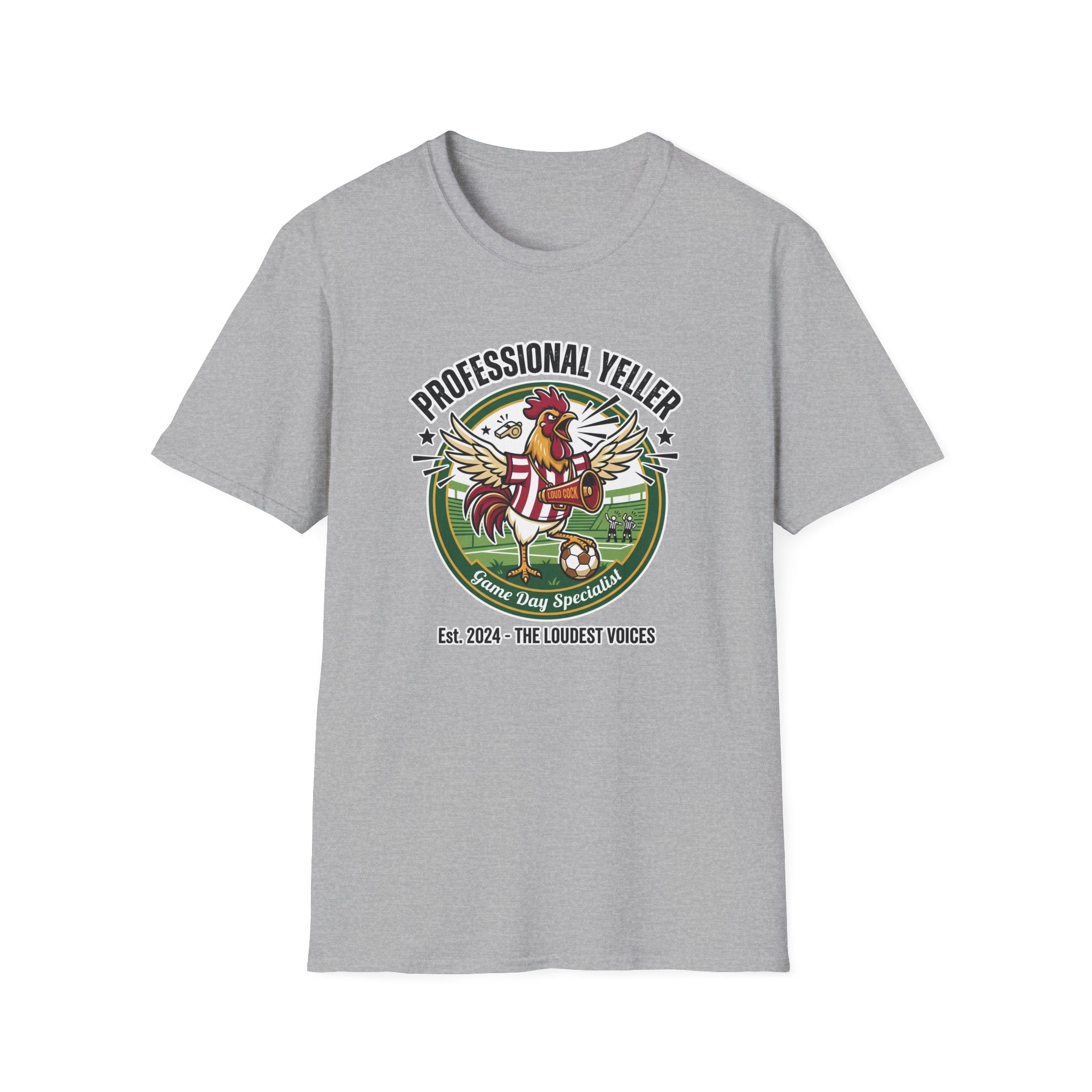 Rooster - Professional Yeller - Funny Soccer Parent T-Shirt