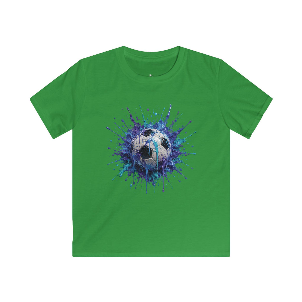 Colorful 3D Splash Tri Color Ball T-Shirt (Kids Size)