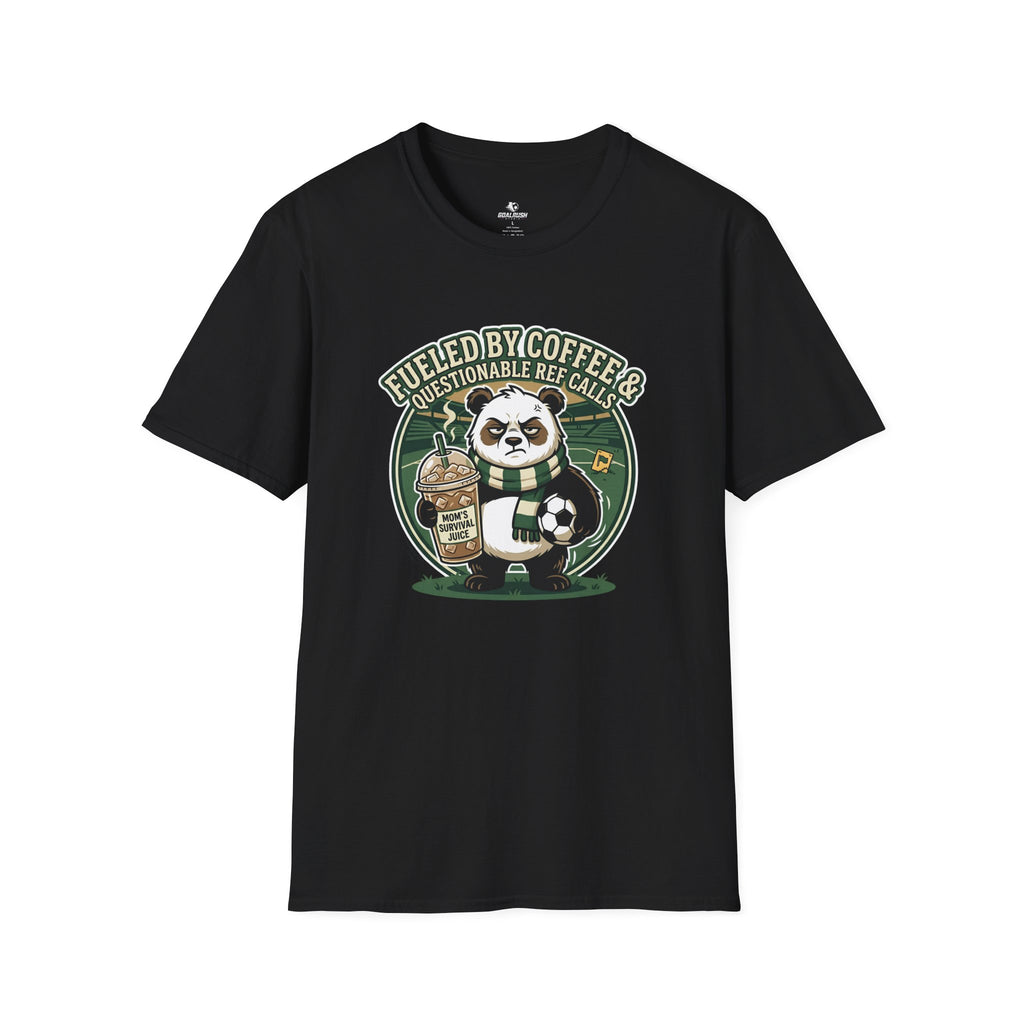 Panda - Fueled By Coffee & Questionable Ref Calls T-Shirt