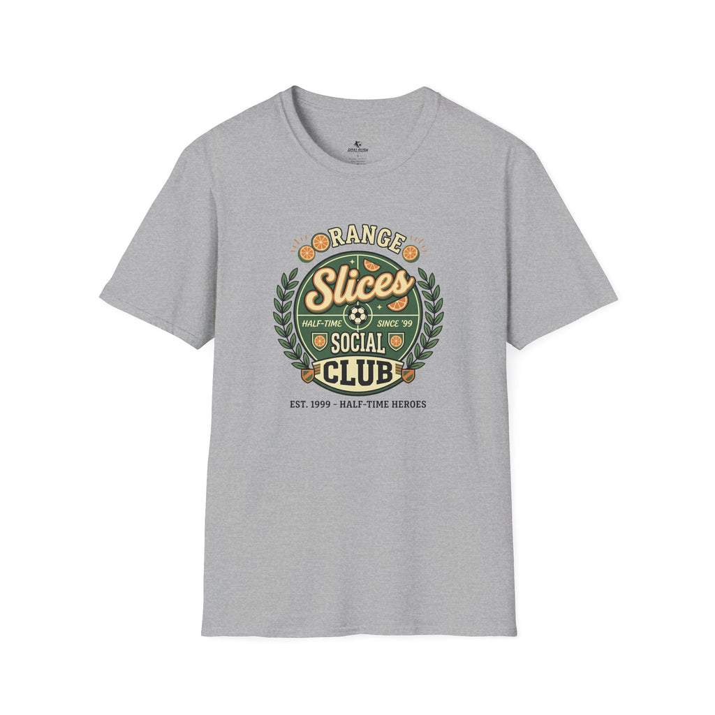 Orange Slices Social Club Funny Soccer T-Shirt