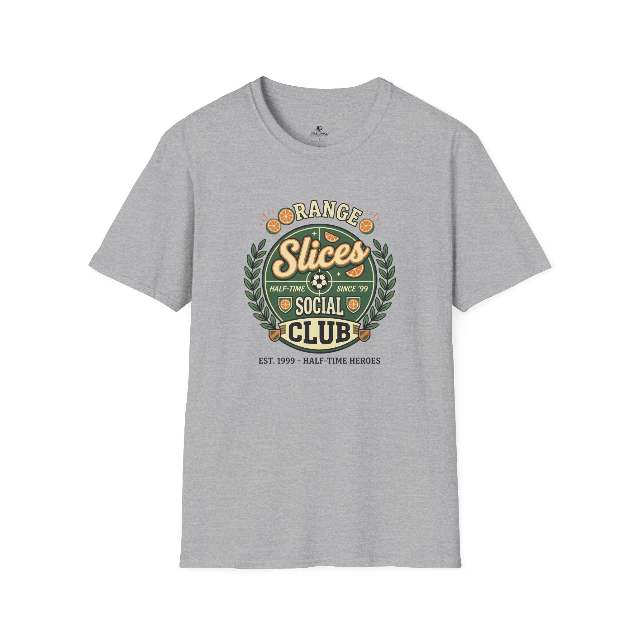 Orange Slices Social Club Funny Soccer T-Shirt
