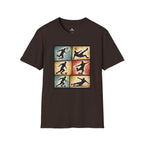 Six Moves Vintage Soccer Silhouette Graphic T-Shirt