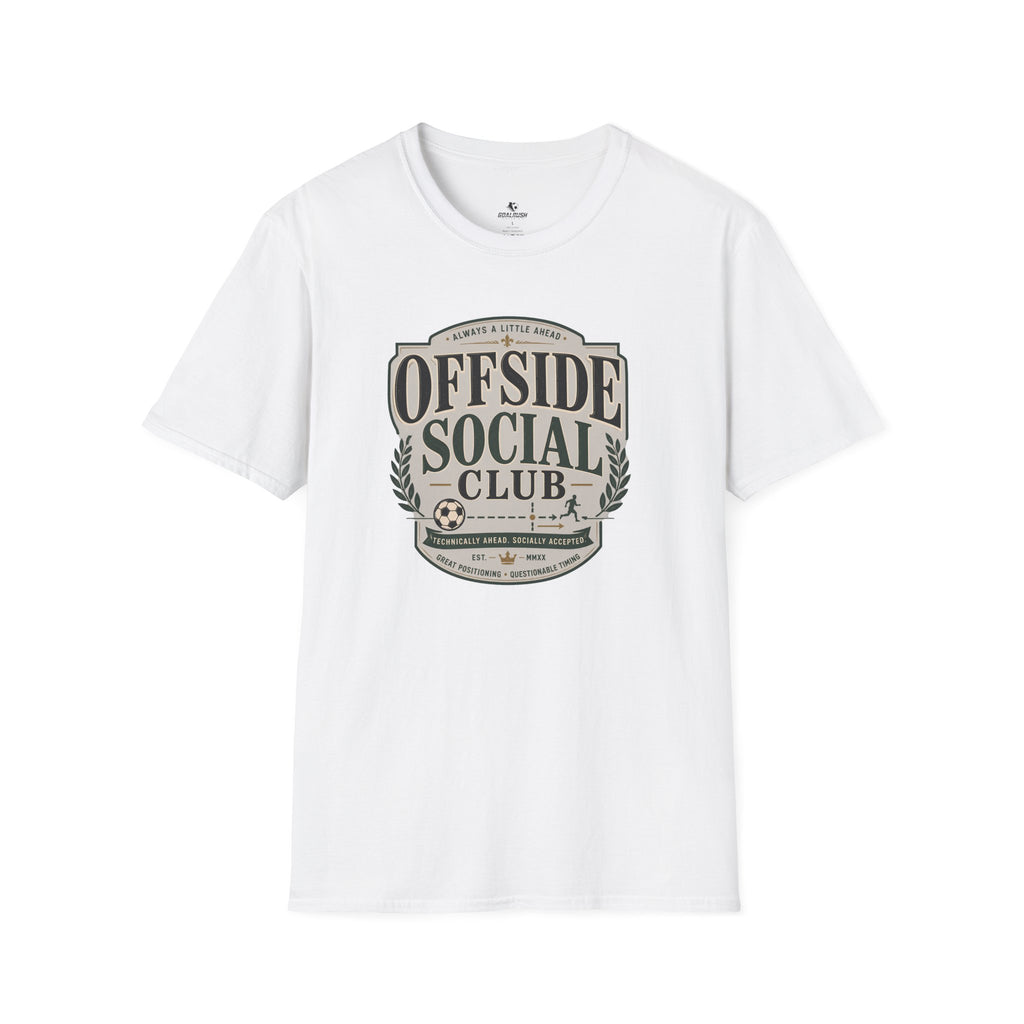 Offside Social Club Funny Soccer T-Shirt