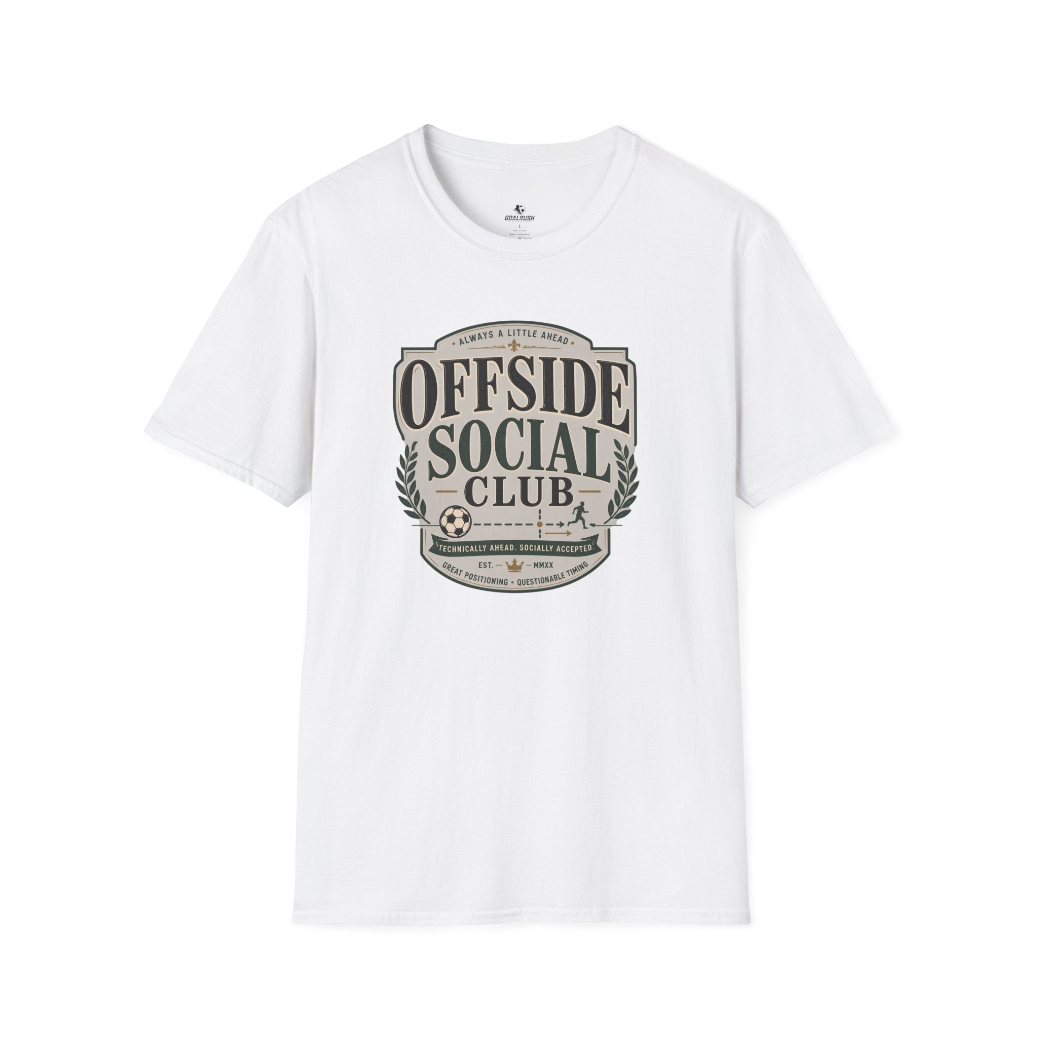 Offside Social Club Funny Soccer T-Shirt