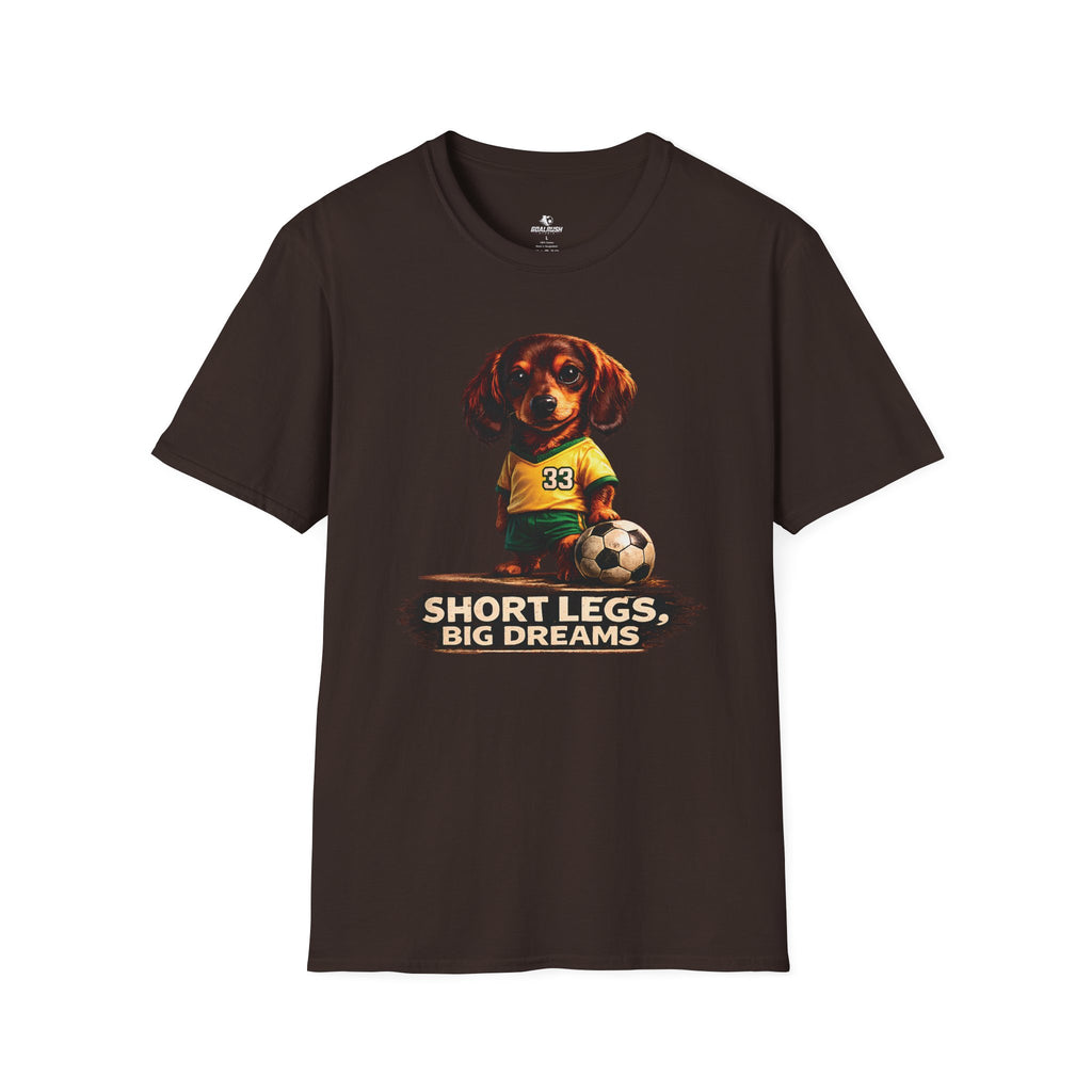 Dachshund - Short Legs Big Dreams Soccer T-Shirt