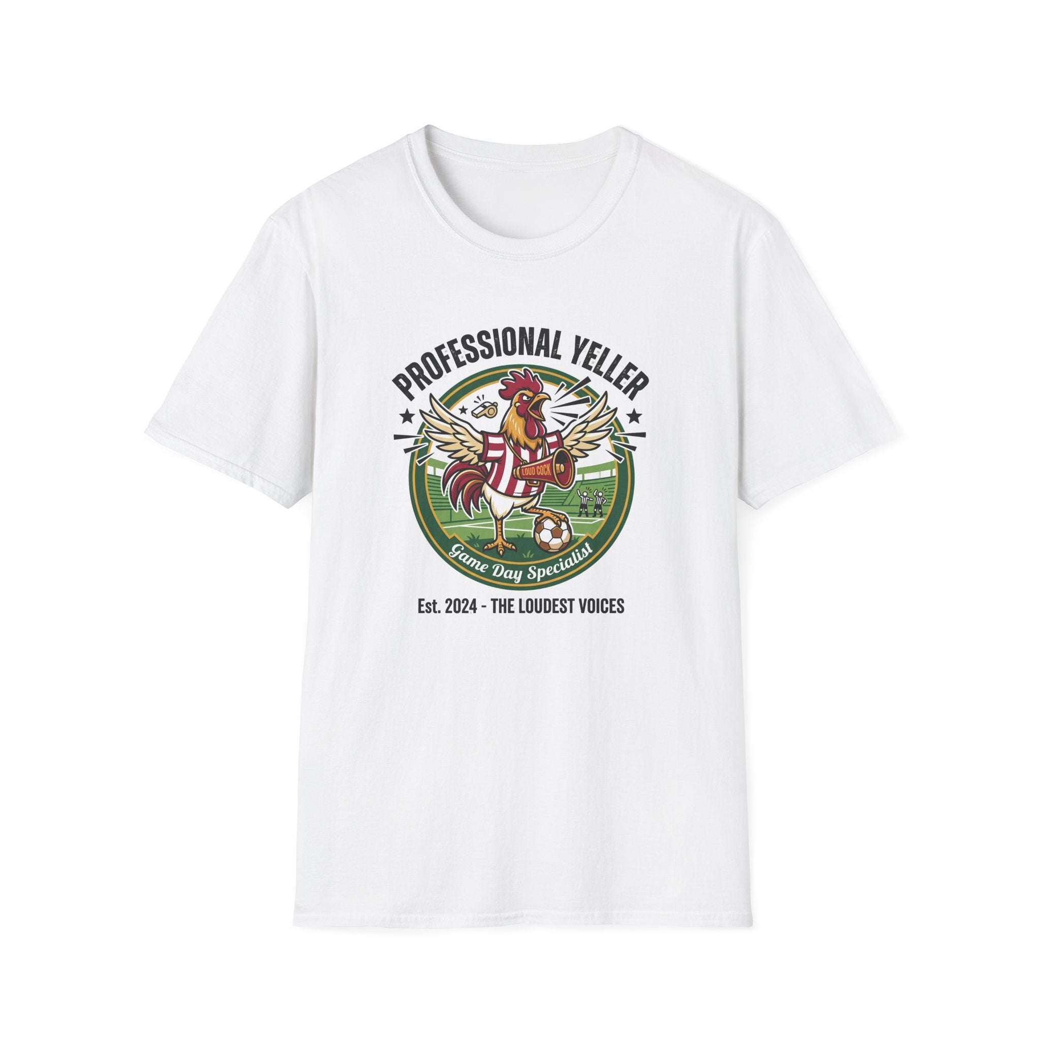Rooster - Professional Yeller - Funny Soccer Parent T-Shirt