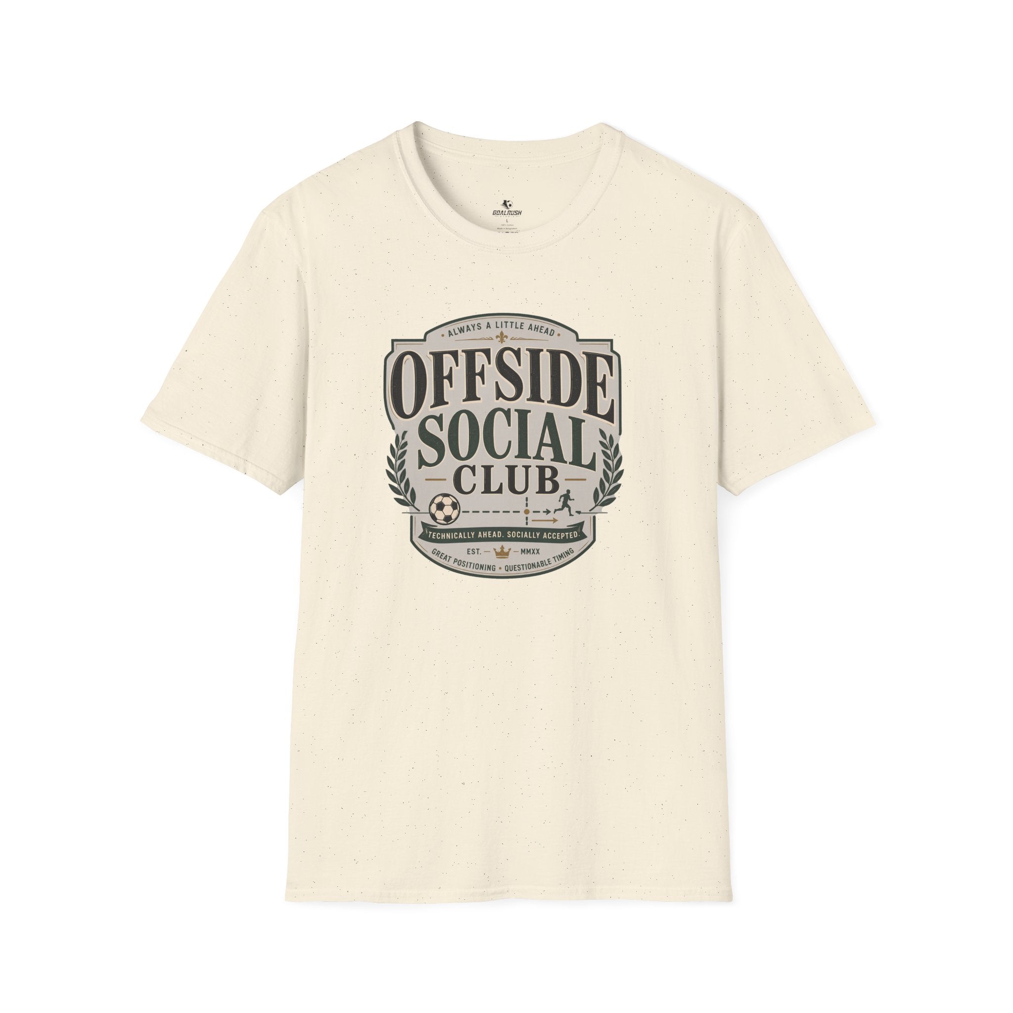 Offside Social Club Funny Soccer T-Shirt