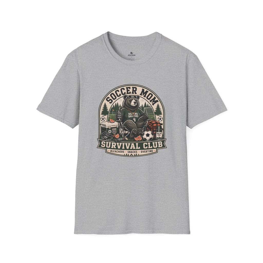 Bear - Soccer Mom Survival Club T-Shirt