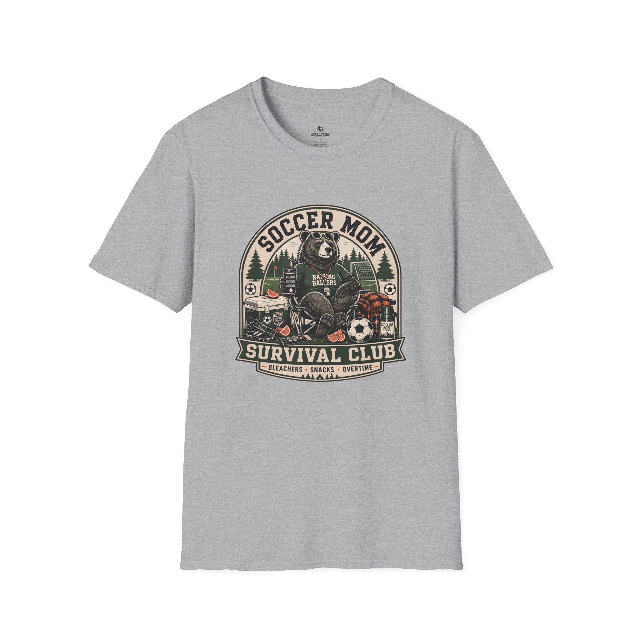 Bear - Soccer Mom Survival Club T-Shirt