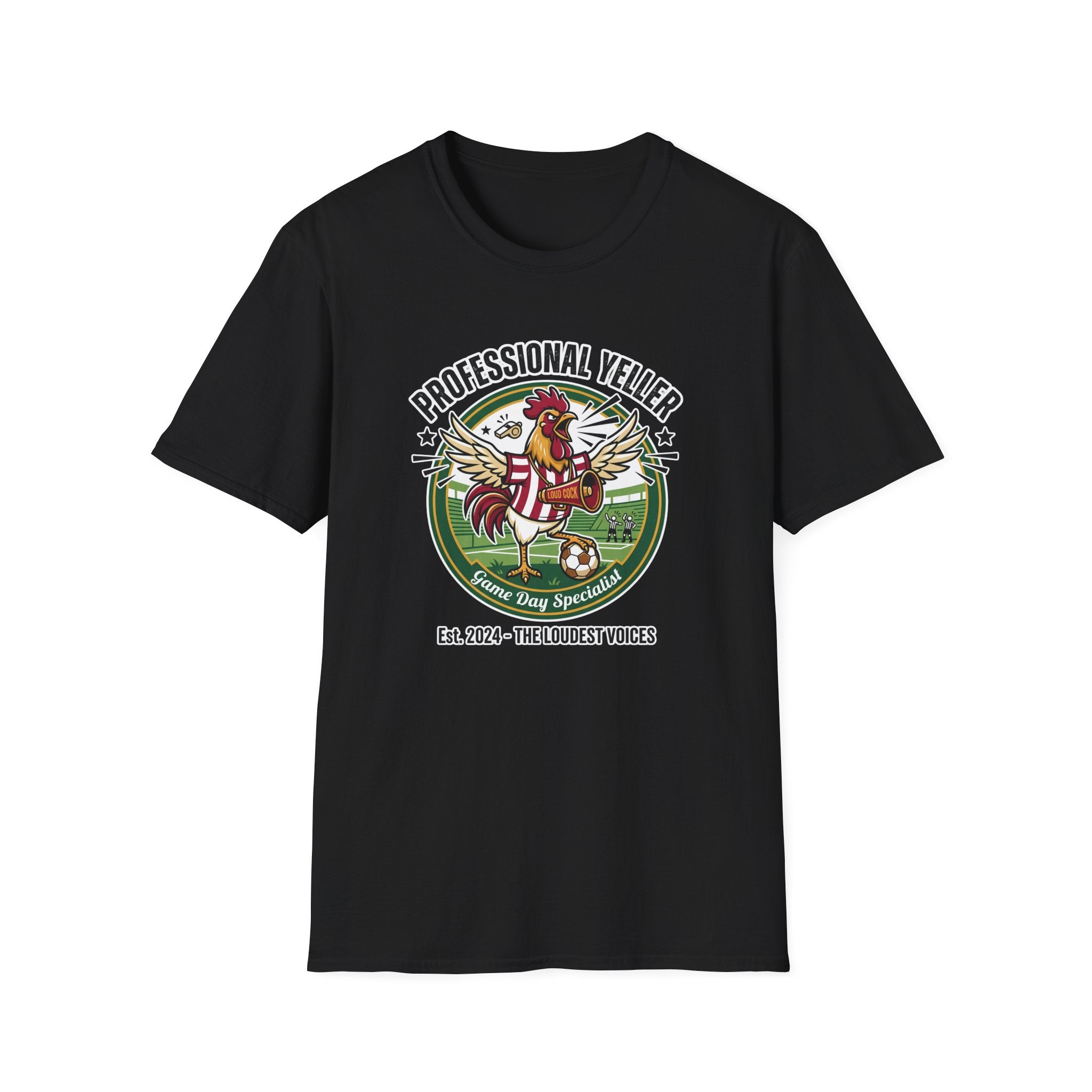 Rooster - Professional Yeller - Funny Soccer Parent T-Shirt