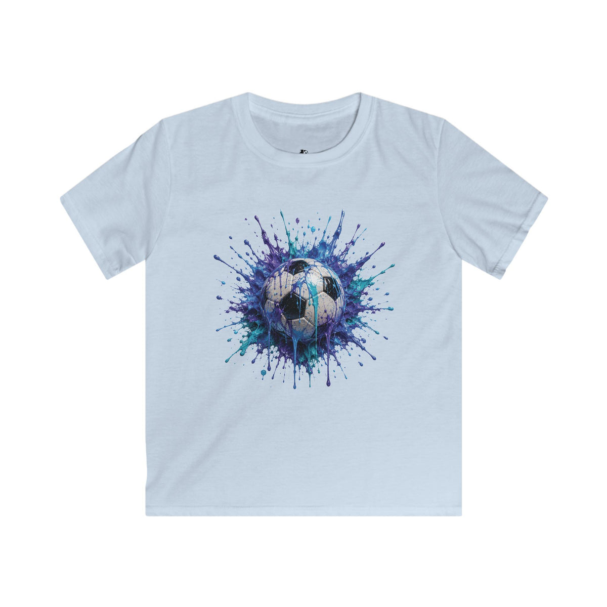 Colorful 3D Splash Tri Color Ball T-Shirt (Kids Size)