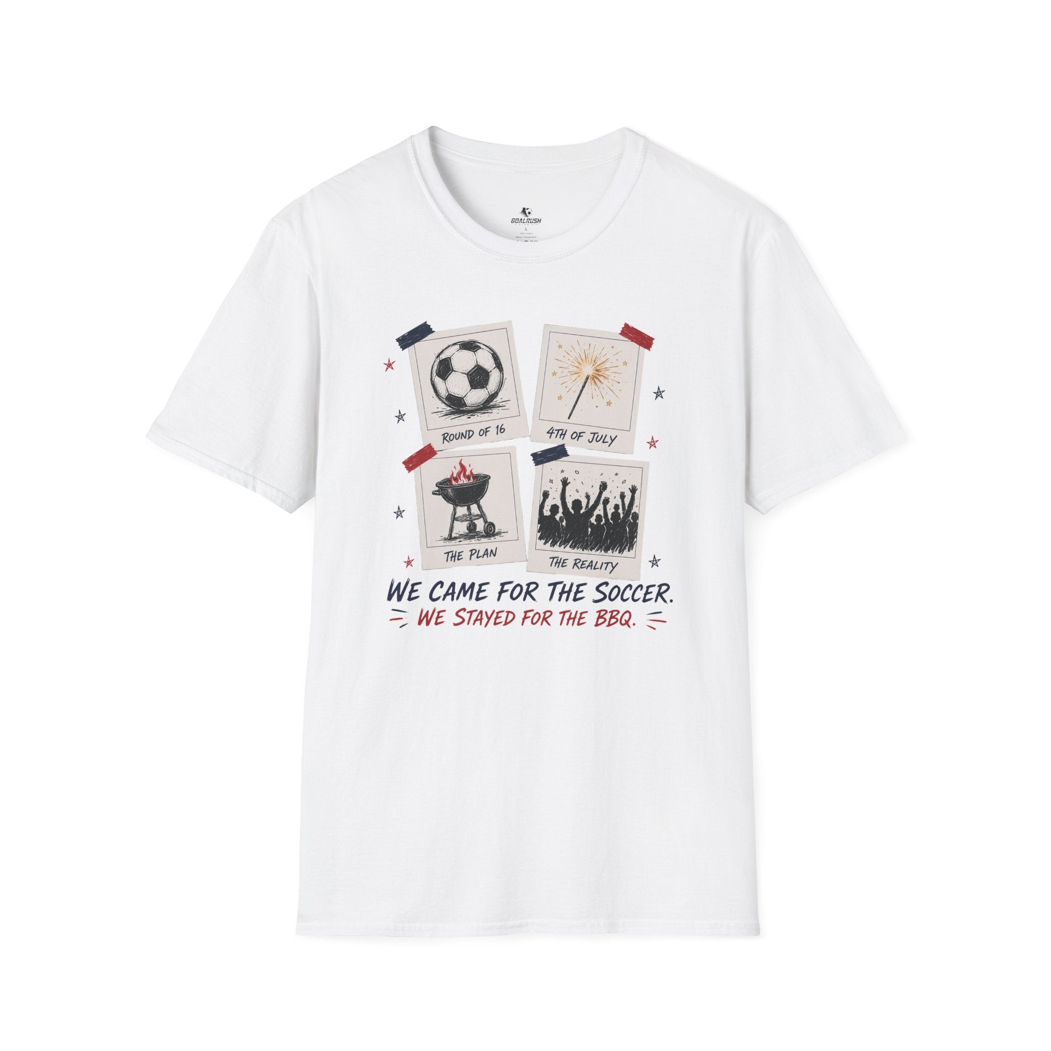 Independence Day - We Came for The Soccer T-Shirt