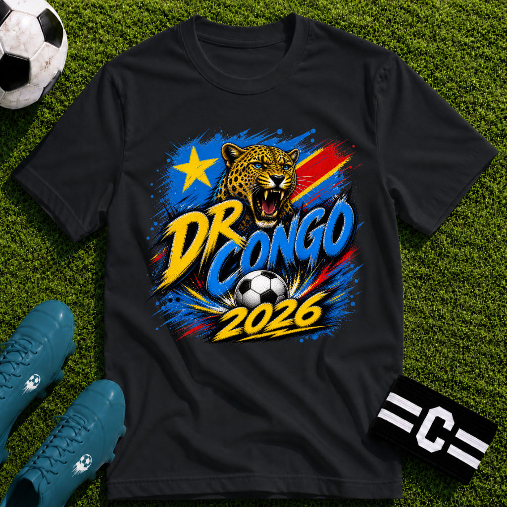 DR Congo 2026 World Cup Graphic T-Shirt