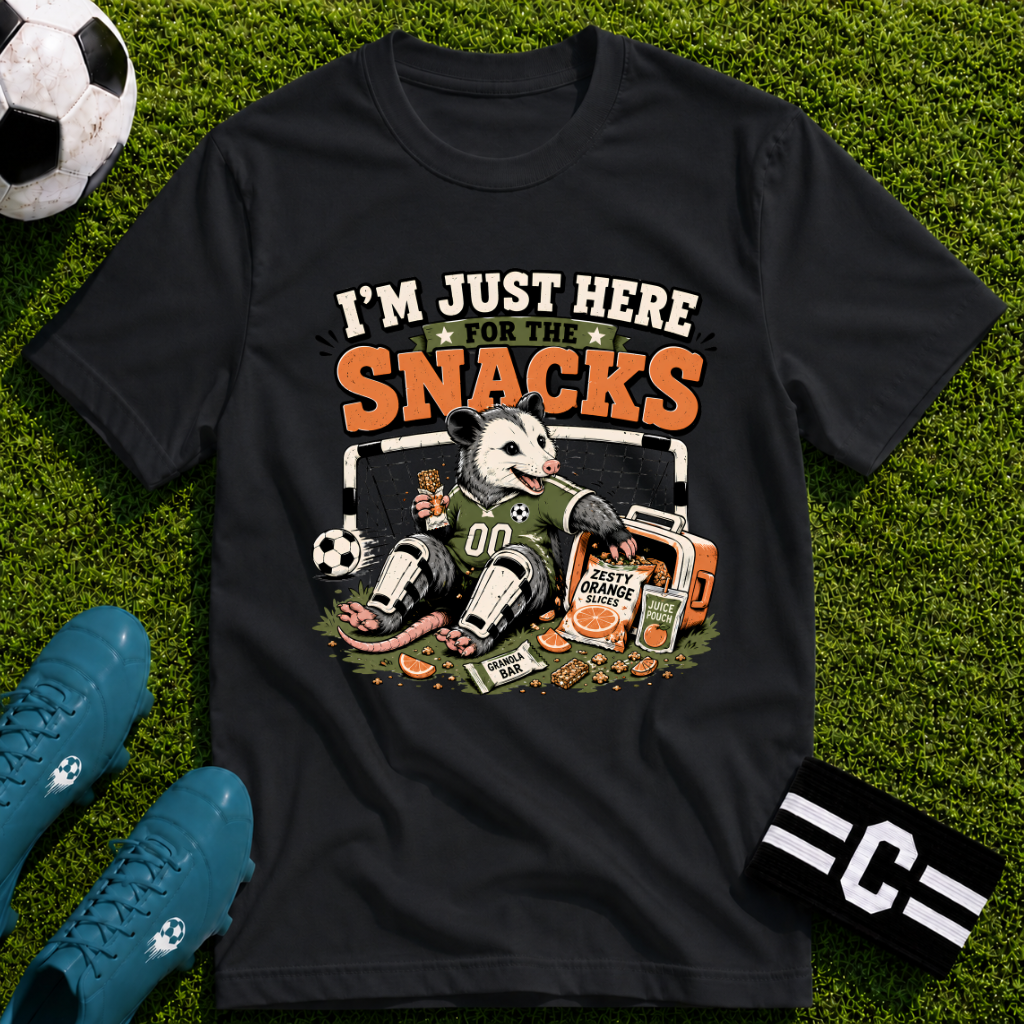 Racoon - I'm Just Here For The Snacks T-Shirt