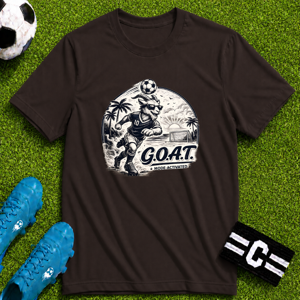 GOAT Mode Soccer T-Shirt