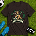 Golden Retriever Offside Social Club Soccer T-Shirt